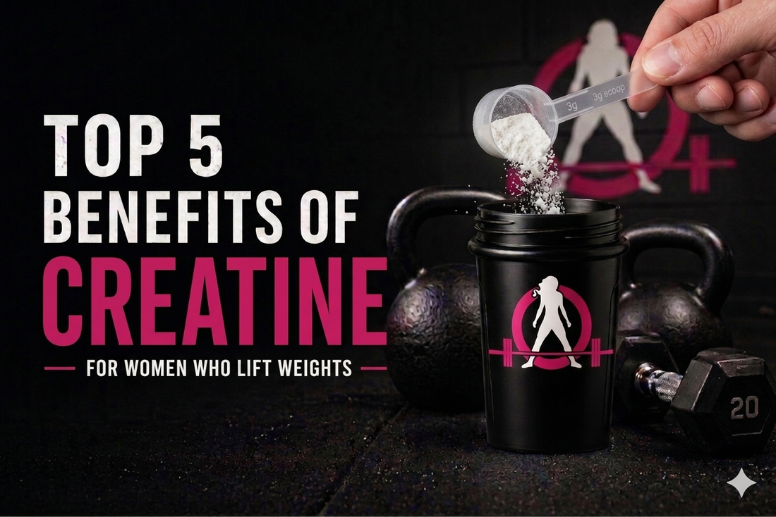 Top 5 Benefits of Creatine for Women Who Lift Weights, Dosage, Usage & More!