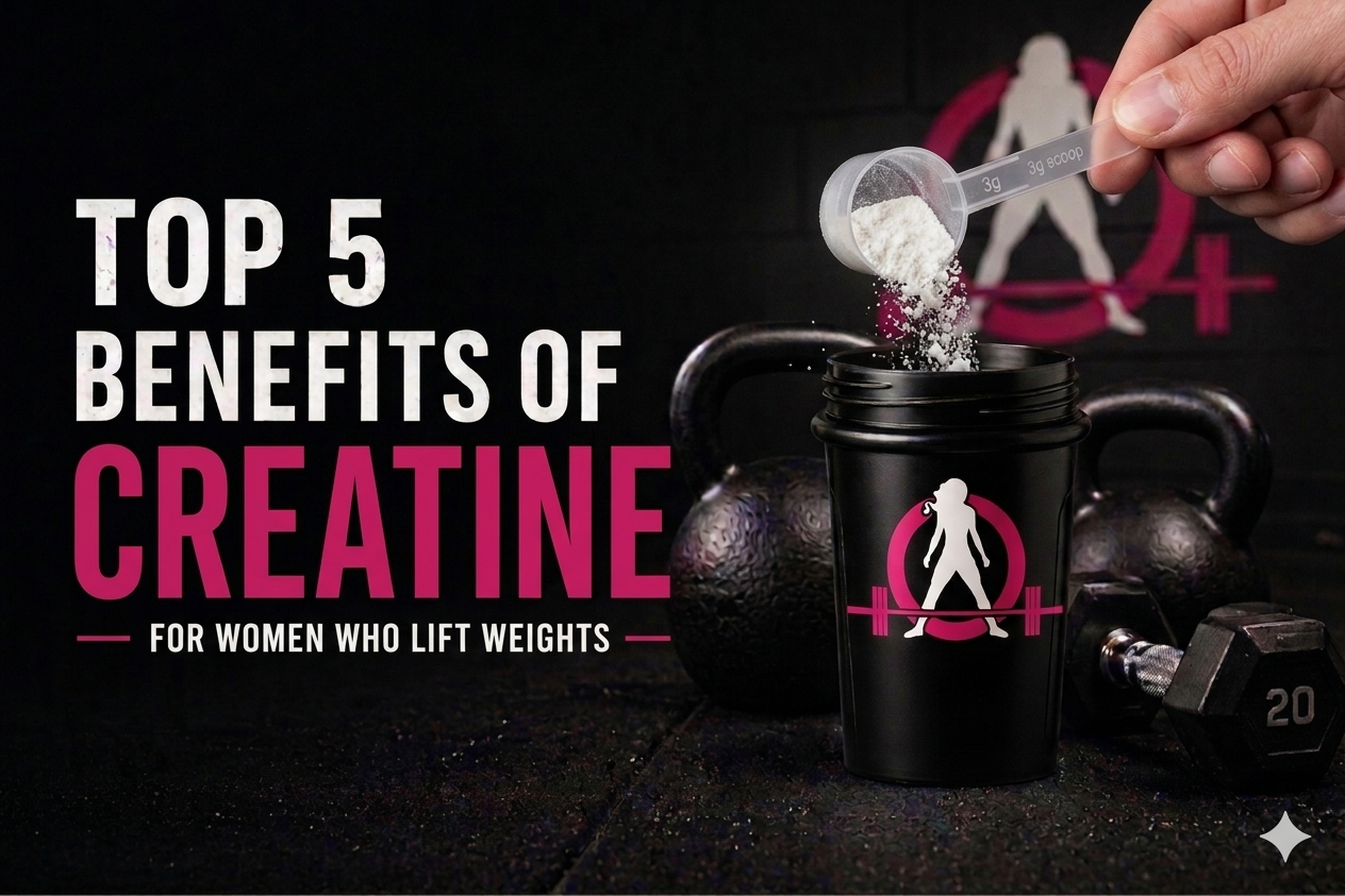 Top 5 Benefits of Creatine for Women Who Lift Weights, Dosage, Usage & More!