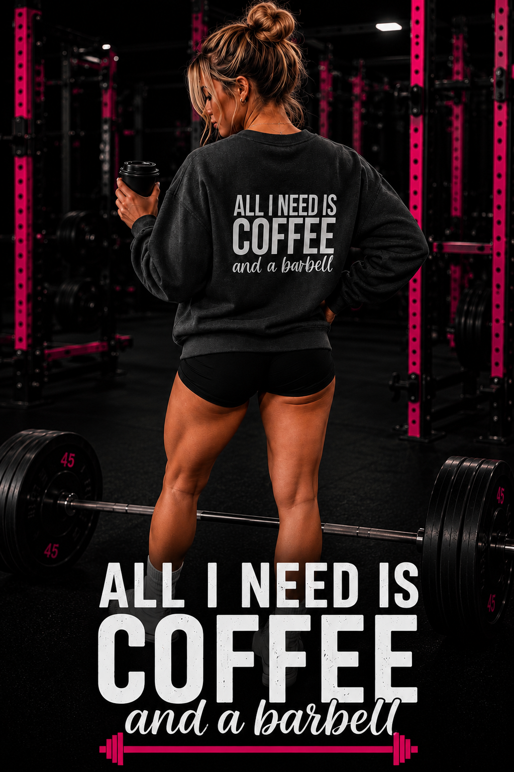 ALL I NEED IS COFFEE and a Barbell