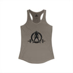 WWLW Distressed Black Logo - Racer Back Tank Top (Best Seller)