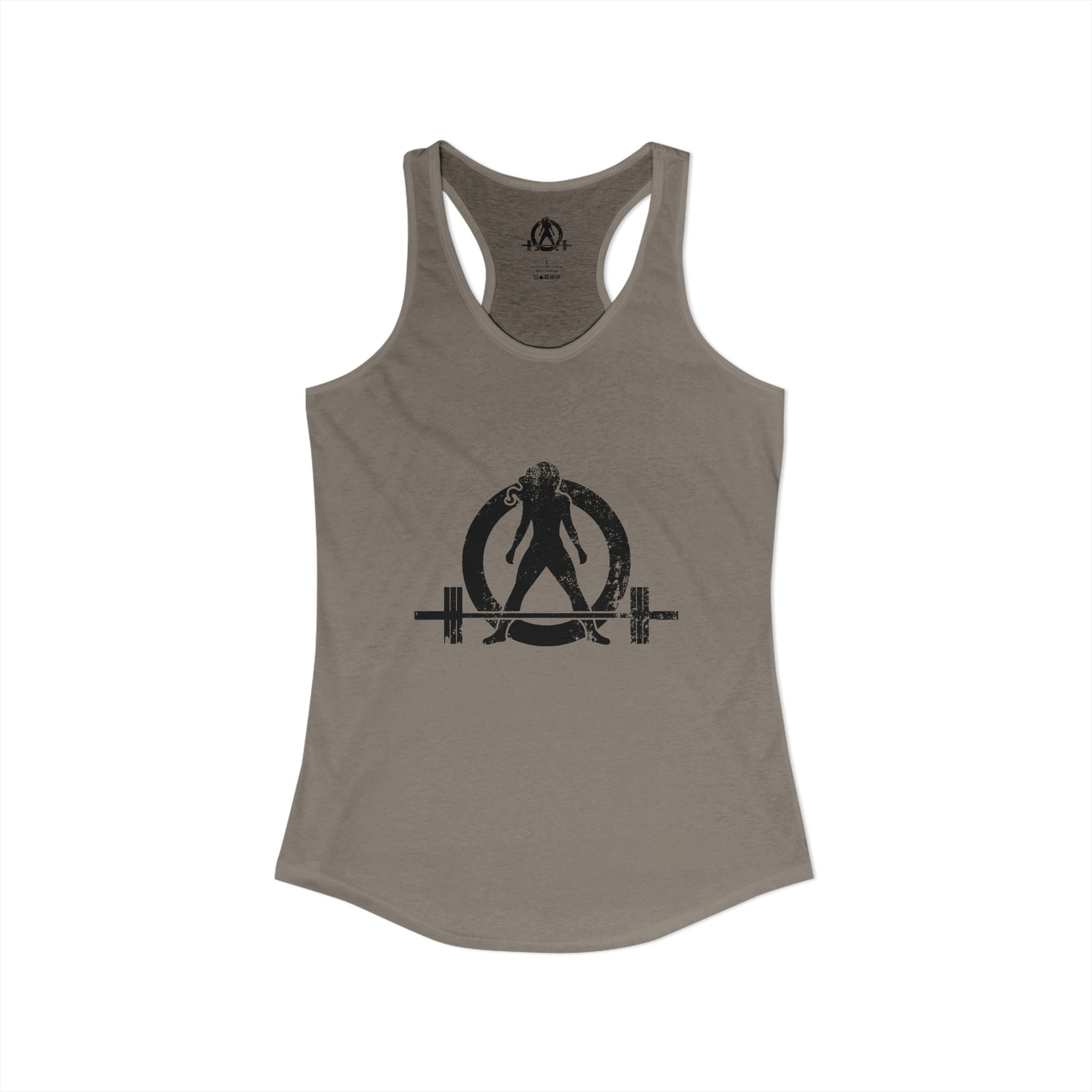 WWLW Distressed Black Logo - Racer Back Tank Top (Best Seller)
