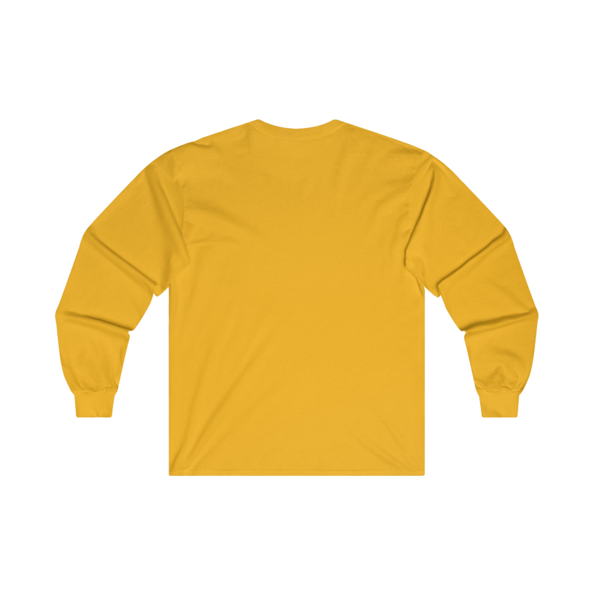 Distressed - Ultra Cotton Long Sleeve Tee - Black Logo