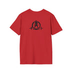 Squat Bench Deadlift Repeat - Unisex Softstyle T-Shirt - Front & WWLW Logo Back