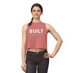 Built Different - Women's Crop Top - White Logo