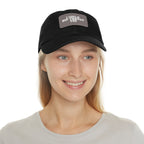I Could Hip Thrust You - Dad Hat with Leather Patch (Rectangle) - White Font