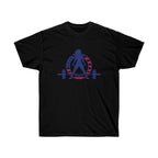USA Logo - Unisex Ultra Cotton Tee - USA Logo Light - Plain Back