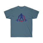 USA Logo - Unisex Ultra Cotton Tee - USA Logo Light - Plain Back