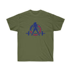 USA Logo - Unisex Ultra Cotton Tee - USA Logo Light - Plain Back