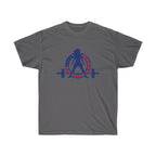 USA Logo - Unisex Ultra Cotton Tee - USA Logo Light - Plain Back