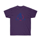 USA Logo - Unisex Ultra Cotton Tee - USA Logo Light - Plain Back