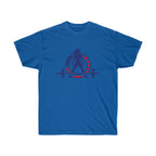 USA Logo - Unisex Ultra Cotton Tee - USA Logo Light - Plain Back