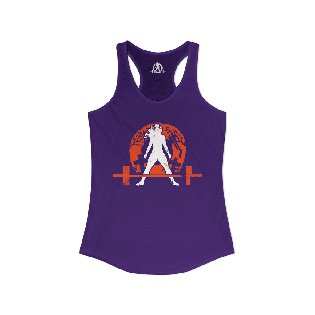 Halloween Graveyard - Women's Ideal Racerback Tank - Plain Back