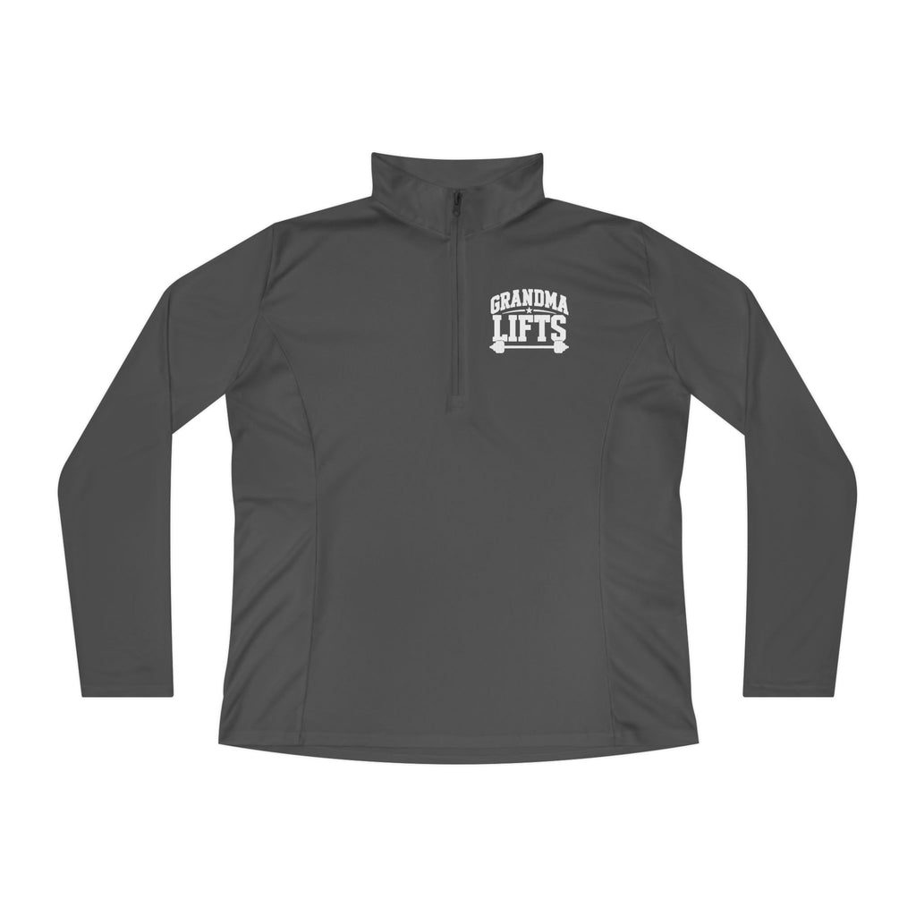 Grandma Lifts - Ladies Quarter-Zip Athletic Pullover