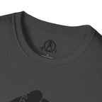 Iron Sharpens Iron - Unisex Softstyle T-Shirt - Black Logo Front & Back