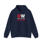 Heavy Weights Barbell Club  - Unisex Heavy Blend Hooded Sweatshirt  - Front Logo