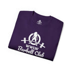 Barbell Club White Classic Logo - Unisex Ultra Cotton Tee