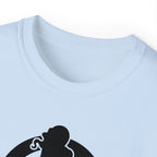 Classic Logo Black - Unisex Ultra Cotton Tee - Plain Back