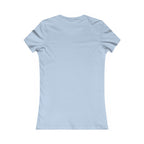 Iron Sharpens Iron - Women's Favorite Tee - White Logo - Plain Back