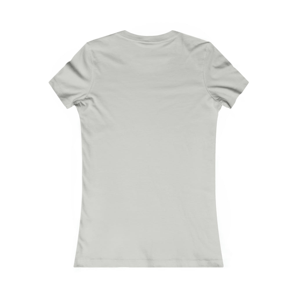 Iron Sharpens Iron - Women's Favorite Tee - White Logo - Plain Back