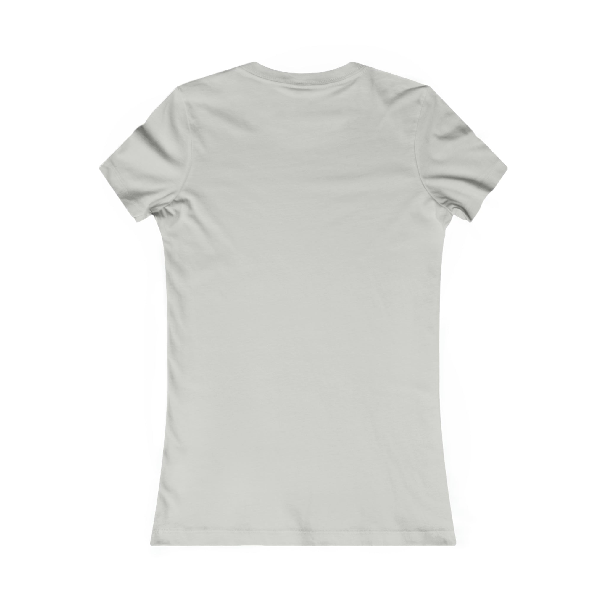 Iron Sharpens Iron - Women's Favorite Tee - White Logo - Plain Back