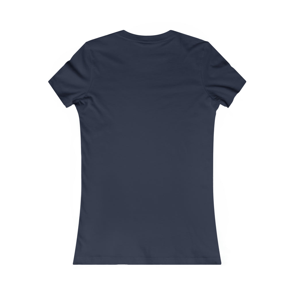 Iron Sharpens Iron - Women's Favorite Tee - White Logo - Plain Back