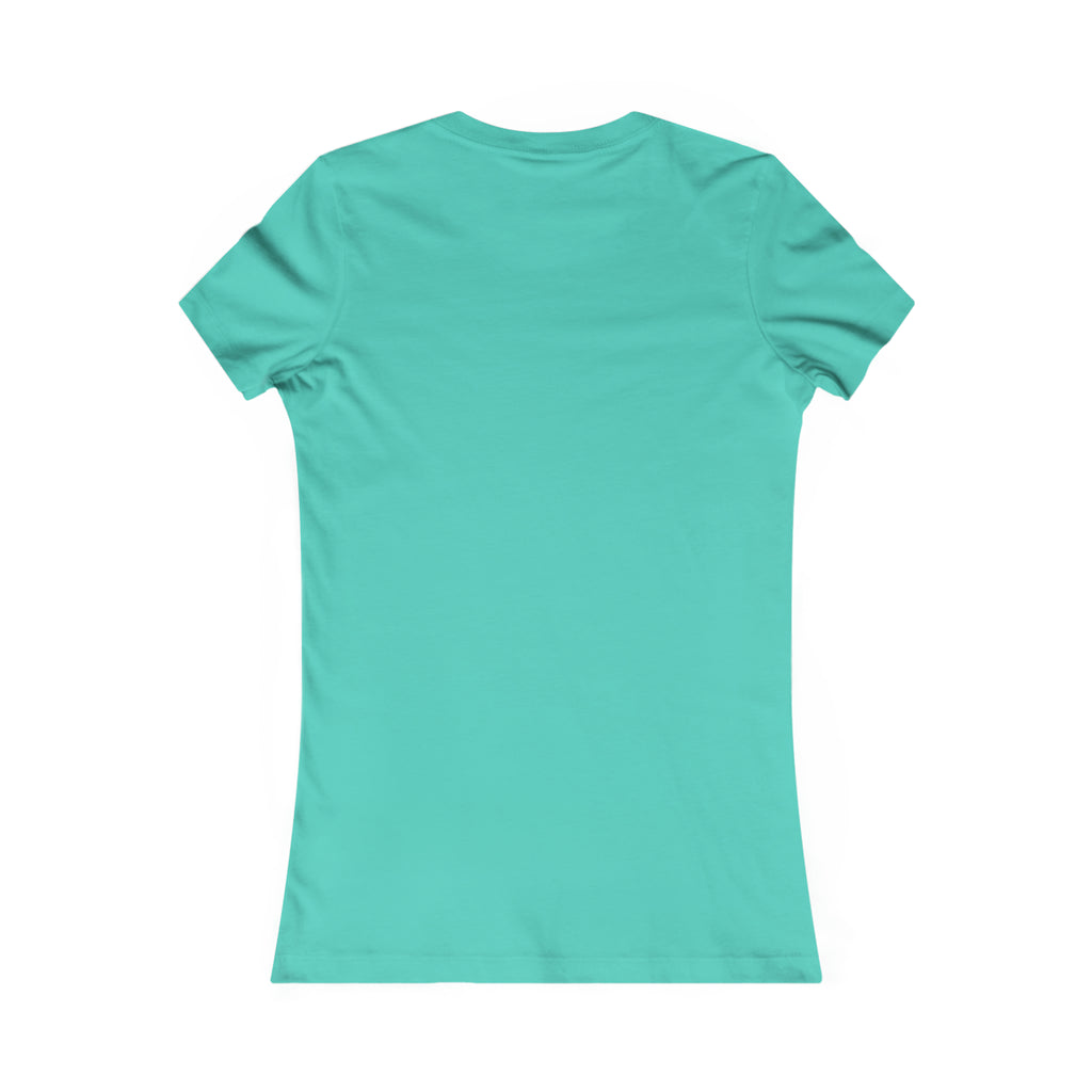 Iron Sharpens Iron - Women's Favorite Tee - White Logo - Plain Back