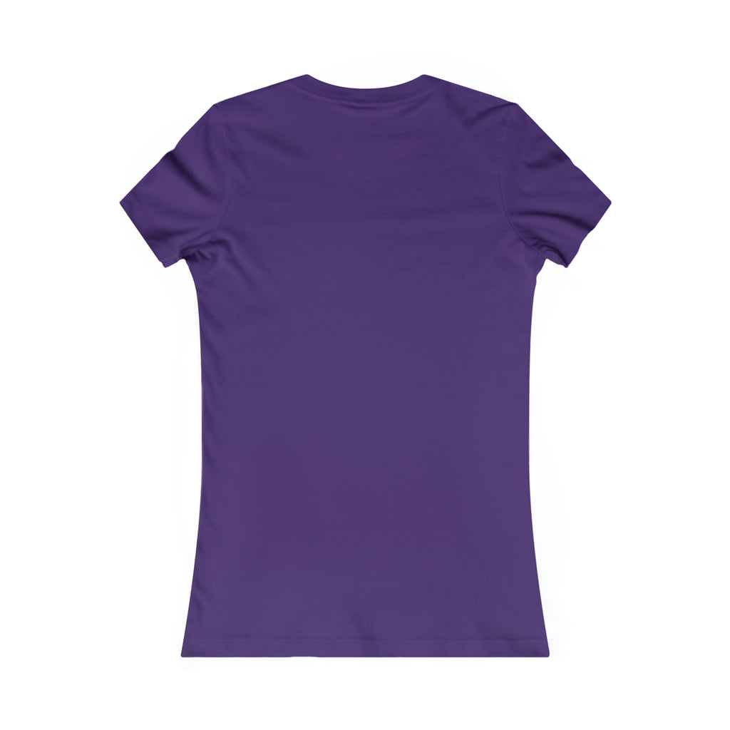 Iron Sharpens Iron - Women's Favorite Tee - White Logo - Plain Back