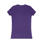 Iron Sharpens Iron - Women's Favorite Tee - White Logo - Plain Back