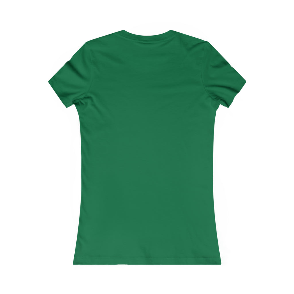 Iron Sharpens Iron - Women's Favorite Tee - White Logo - Plain Back