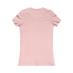 Iron Sharpens Iron - Women's Favorite Tee - White Logo - Plain Back