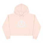 Empowered Crop Hoodie – For Strong Women Who Lift - White Classic WWLW  Logo