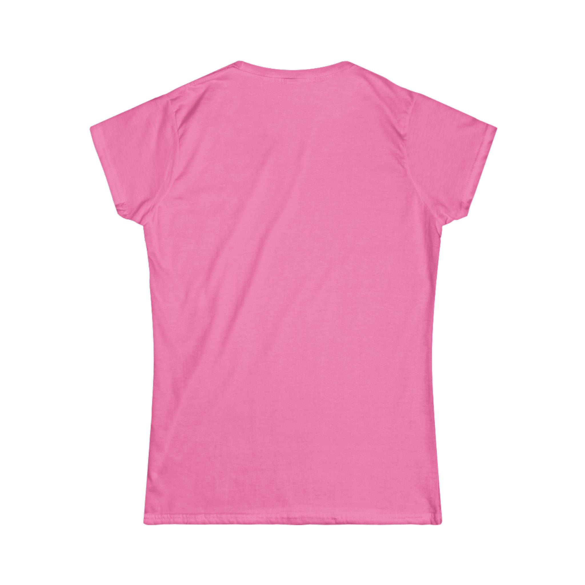 Grandma Lifts t - Women's Softstyle Tee - White Logo Plain Back