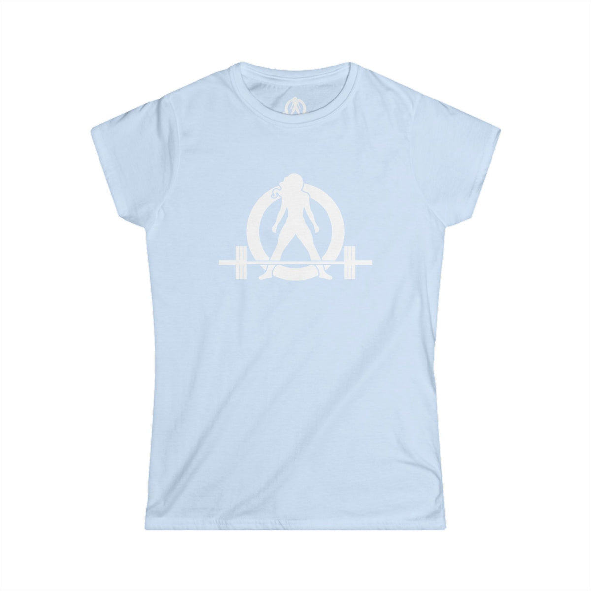 Grandma Lifts - Women's Softstyle Tee - White Logo Front & Back