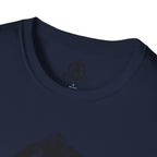 Unisex Softstyle T-Shirt - Black Distressed Logo - Plain Back (BEST SELLER)