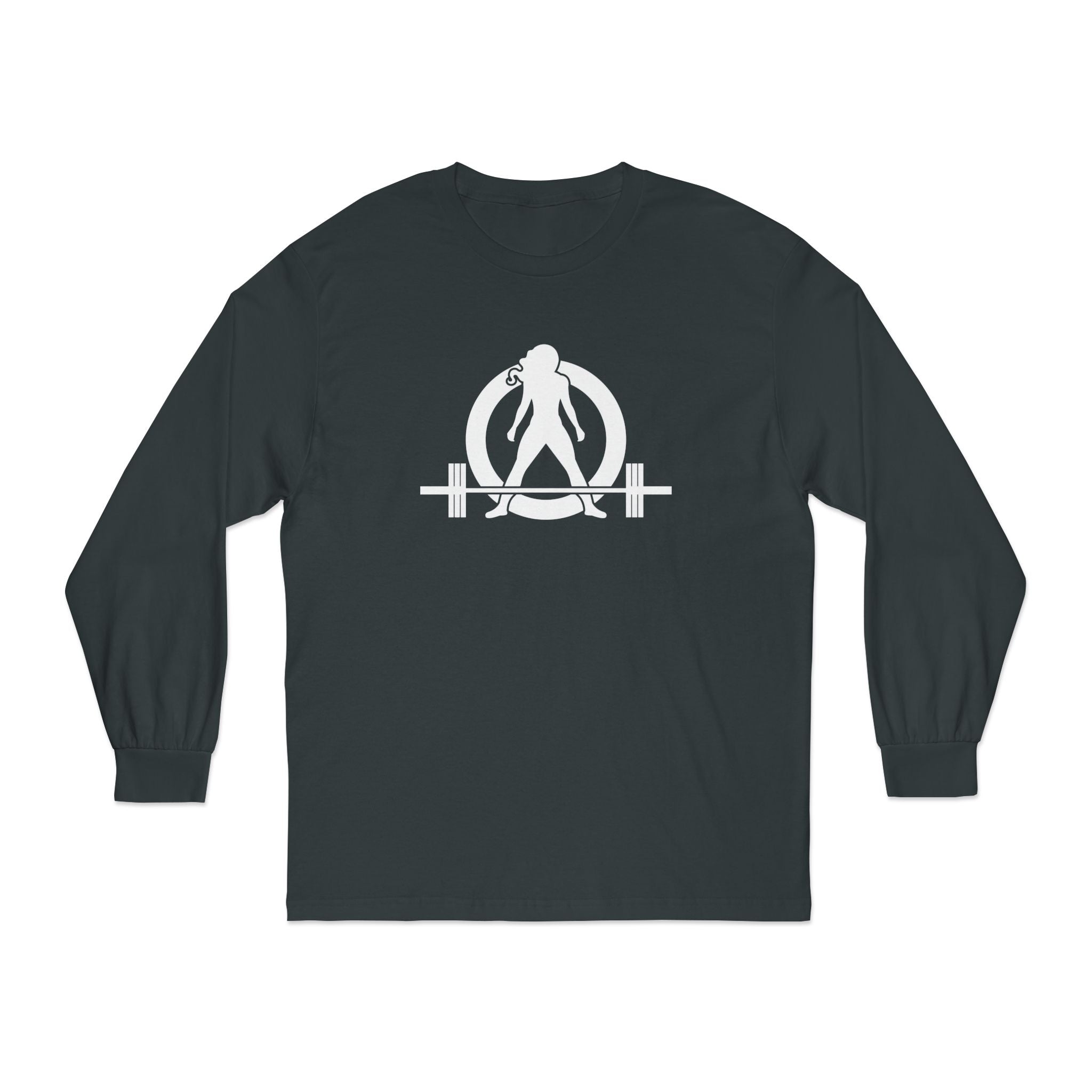 45 + 45 = 135 - Unisex Classic Long Sleeve T-Shirt - White Print on Front & Back