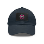 I'm A Barbell Girl - Dad Hat with Leather Patch (Rectangle)