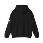 45 + 45 = 135 – Unisex Hoodie | White Front & Sleeve, Plain Back