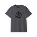 Distressed - Unisex Ultra Cotton Tee - Black Logo