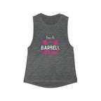 I'm A Barbell Girl -  Muscle Tank — Flowy Scoop Fitness Tank Top
