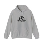 45 + 45 = 135 - Unisex Heavy Blend Hooded Sweatshirt  - Black Logo