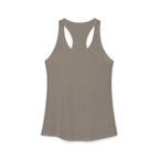 I Could Deadlift You - Women's Ideal Racerback Tank - White Logo - Plain Back