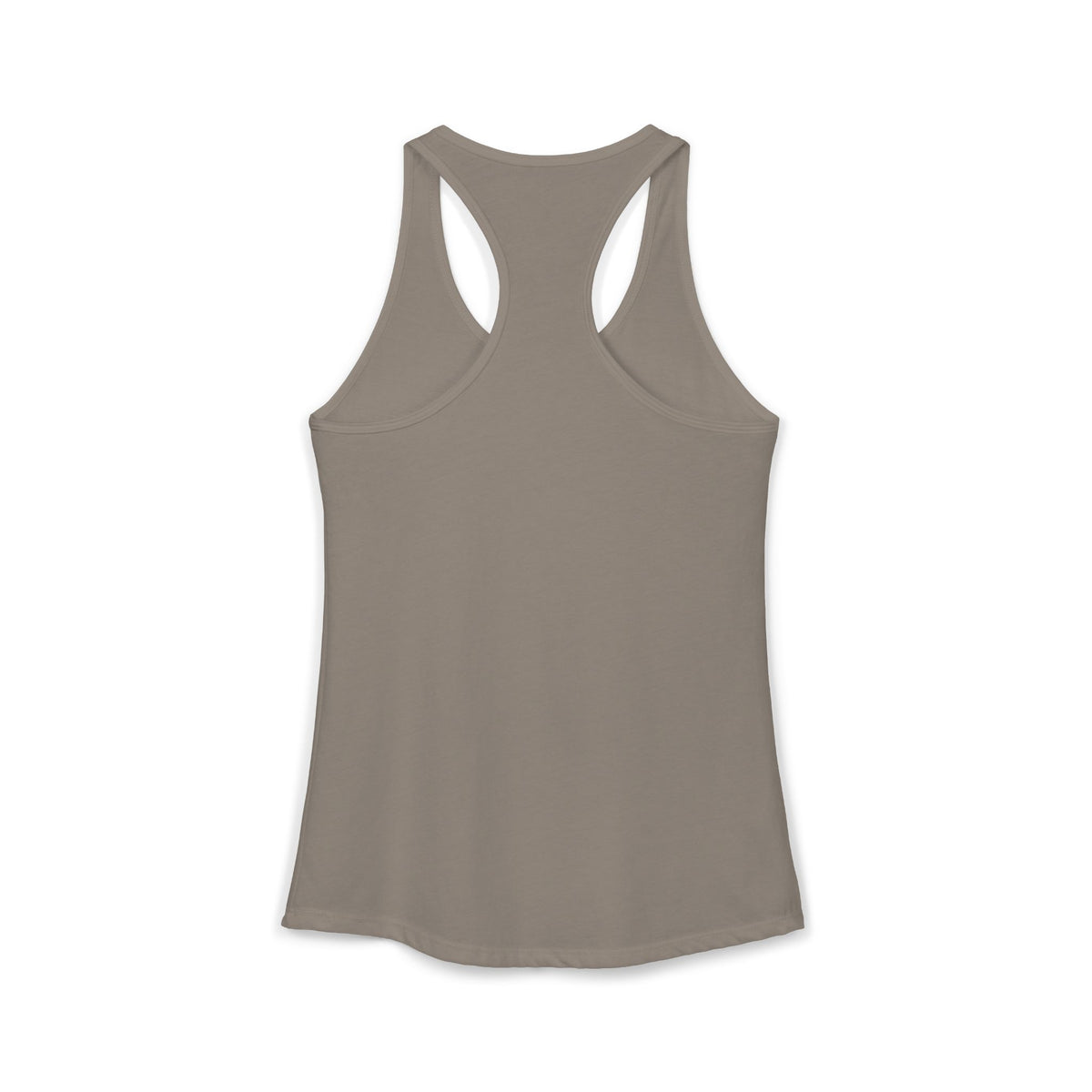 I Could Deadlift You - Women's Ideal Racerback Tank - White Logo - Plain Back