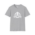 STRONG NOT SKINNY - Unisex Soft-style Tee - White Front & Back Logo