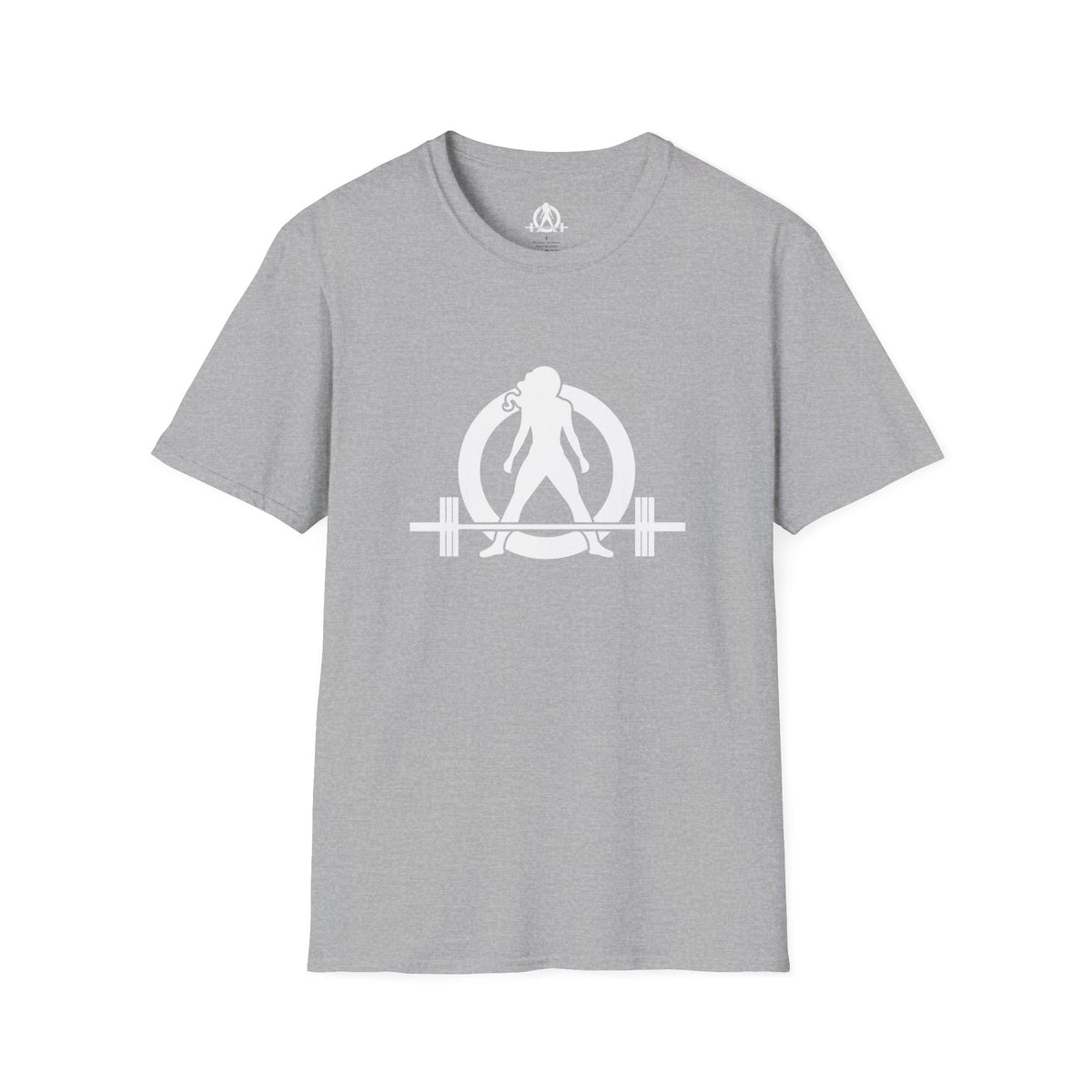 STRONG NOT SKINNY - Unisex Soft-style Tee - White Front & Back Logo