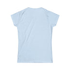 Lift Weights & Hang With My Dog - Women's Softstyle Tee - Distressed Color Logo - Plain Back