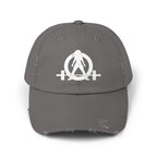 Unisex Distressed Cap - White Distressed Logo