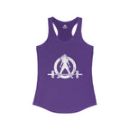 I Could Hip Thrust You - Women's Ideal Racerback Tank - Classic White Font & Back