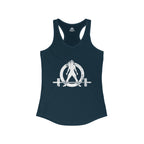 I Could Hip Thrust You - Women's Ideal Racerback Tank - Classic White Font & Back