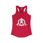 I Could Hip Thrust You - Women's Ideal Racerback Tank - Classic White Font & Back