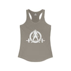 I Could Hip Thrust You - Women's Ideal Racerback Tank - Classic White Font & Back